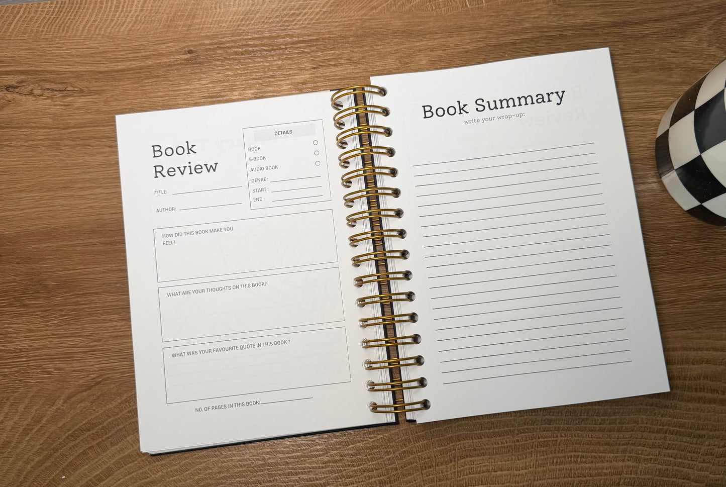 'My reading Journal' for Book Lovers